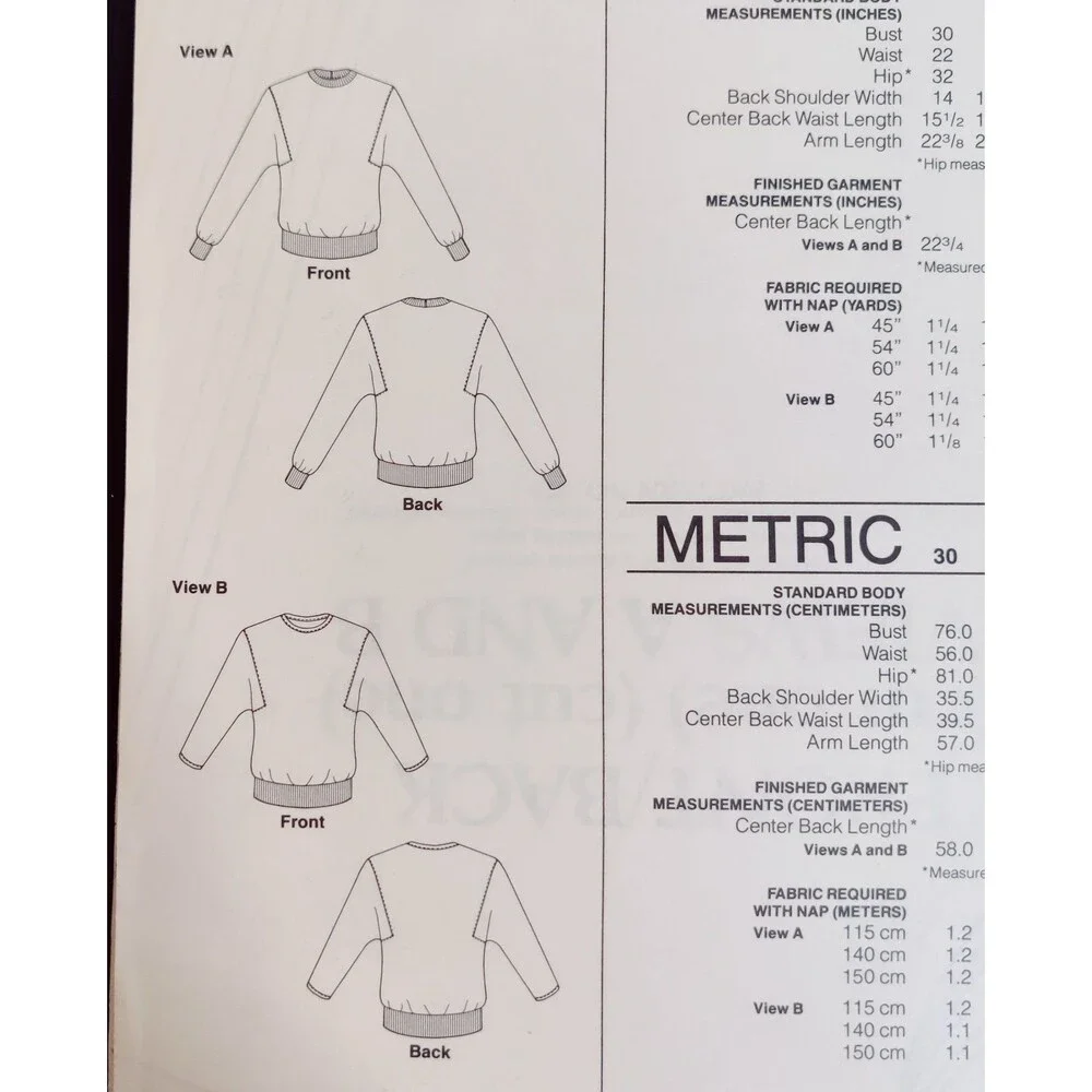 1983 Stretch & Sew Pattern #270 Autographed by 